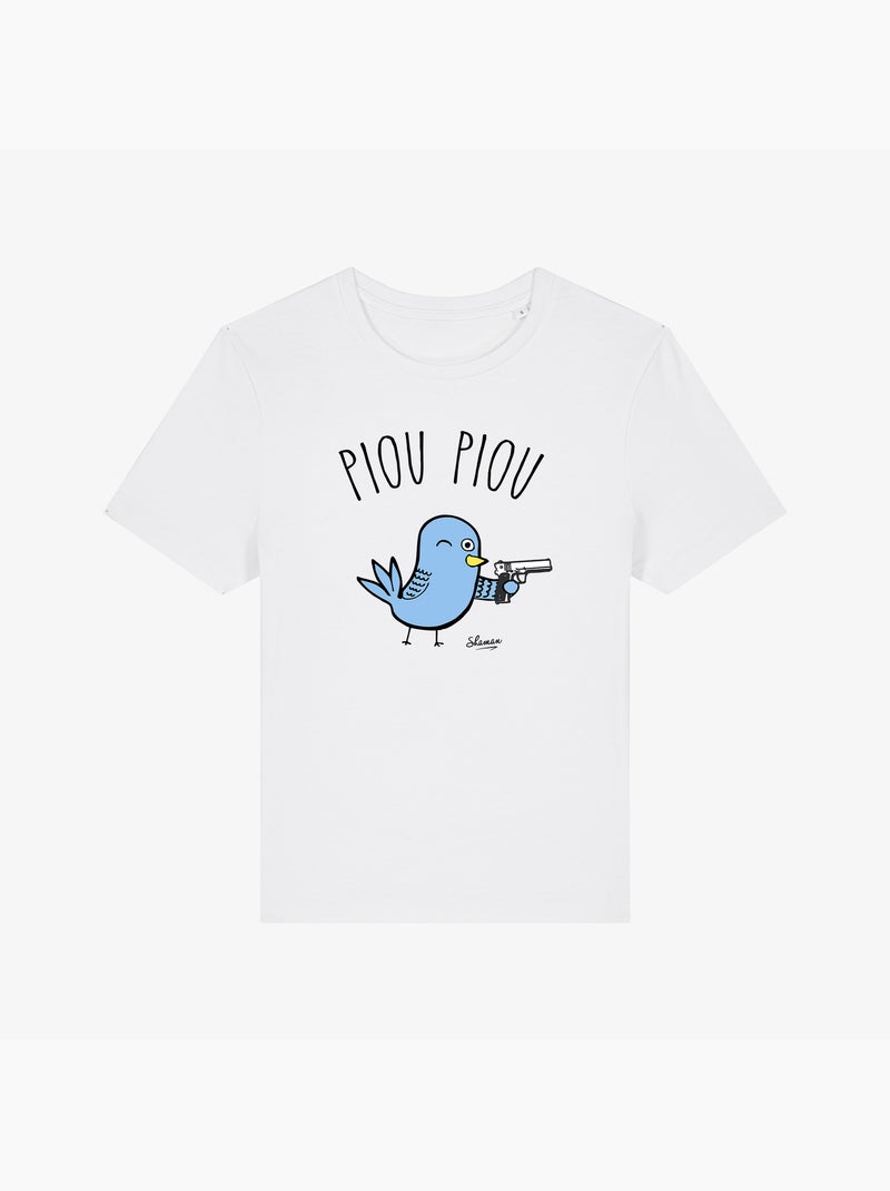 T-shirt Femme - PIOU PIOU Blanc - Kiabi