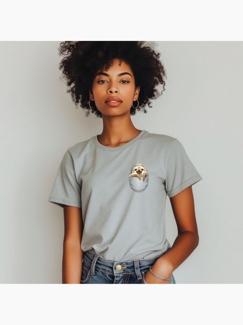 T-shirt Femme - POCKET SLOTH - Kiabi T-shirt Femme - POCKET SLOTH - Kiabi