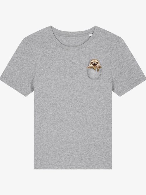 T-shirt Femme - POCKET SLOTH - Kiabi T-shirt Femme - POCKET SLOTH - Kiabi