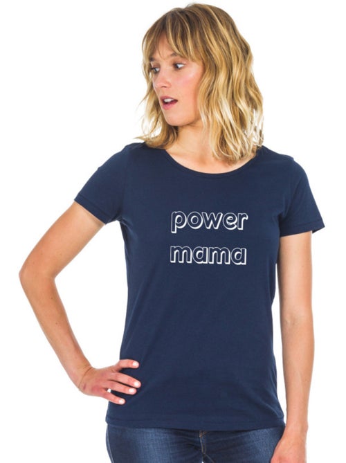 T-shirt Femme - POWER MAMA - Kiabi