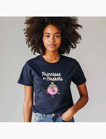 T-shirt Femme - PRINCESSE EN BASKET