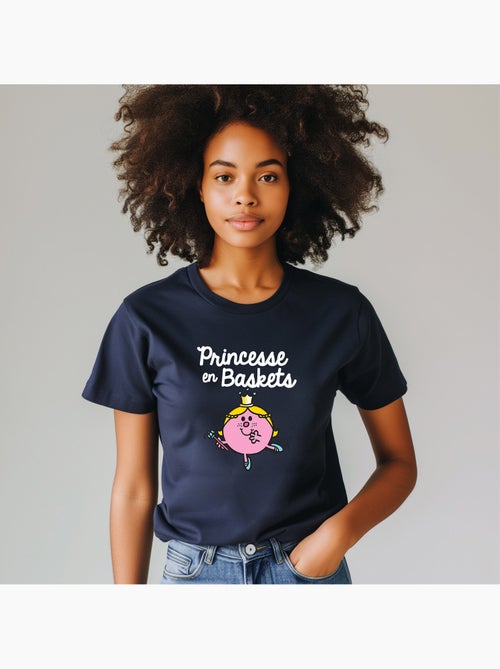 T-shirt Femme - PRINCESSE EN BASKET - Kiabi