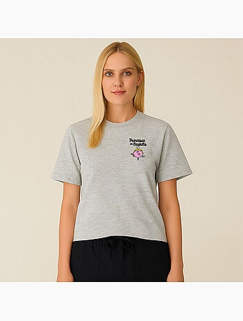 T-shirt femme - princesse en basket cœur