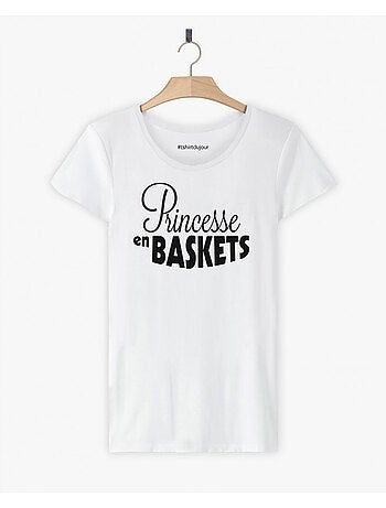 T-shirt Femme - PRINCESSE EN BASKETS