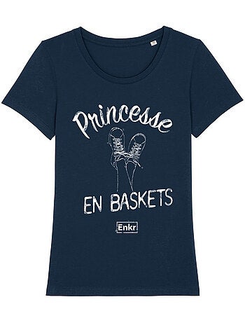 T-shirt Femme - PRINCESSE EN BASKETS