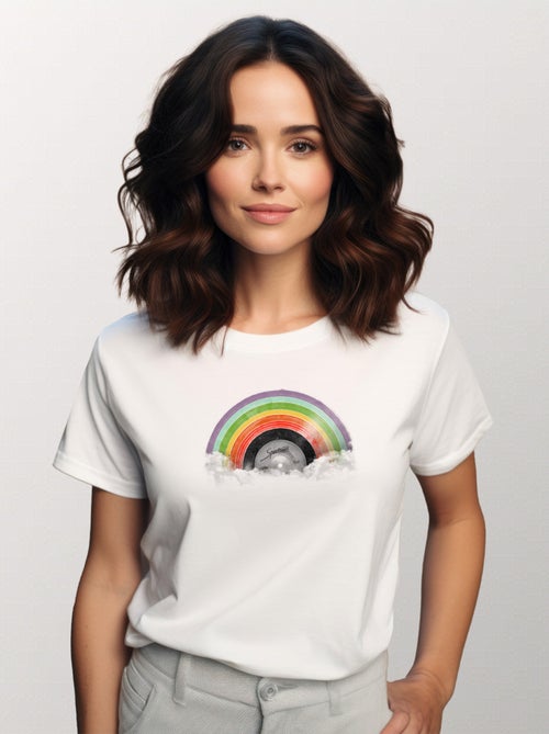 T-shirt Femme - RAINBOW CLASSICS - Kiabi T-shirt Femme - RAINBOW CLASSICS - Kiabi