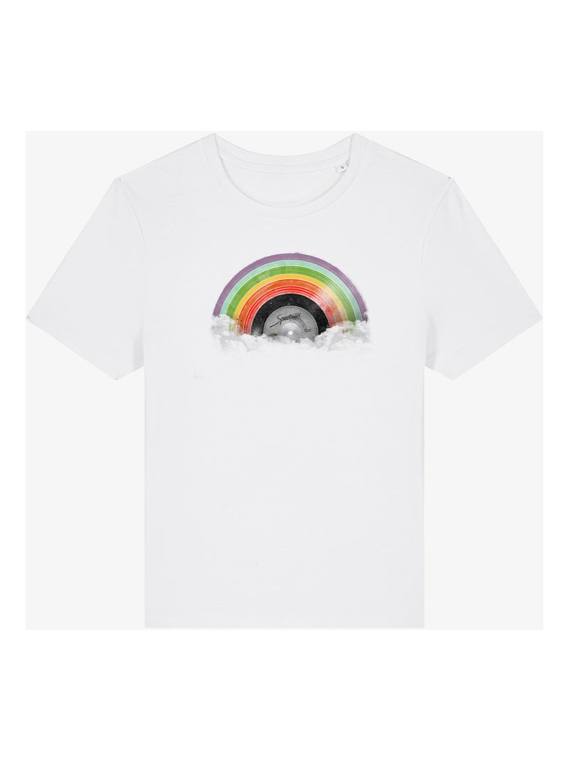 T-shirt Femme - RAINBOW CLASSICS Blanc - Kiabi