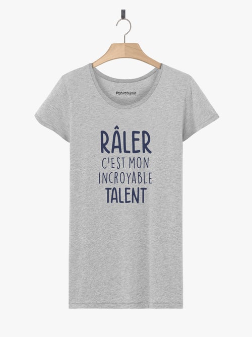 T-shirt Femme - RALER C'EST MON INCROYABLE TALENT - Kiabi T-shirt Femme - RALER C'EST MON INCROYABLE TALENT - Kiabi