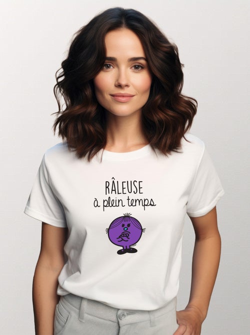 T-shirt Femme - RÂLEUSE À PLEIN TEMPS - Kiabi