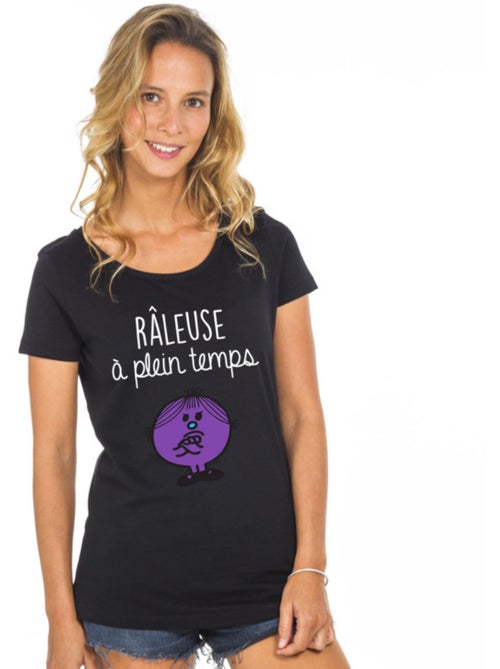 T-shirt Femme - RÂLEUSE À PLEIN TEMPS - Kiabi