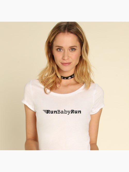 T-shirt Femme - RUN BABY RUN - Kiabi T-shirt Femme - RUN BABY RUN - Kiabi
