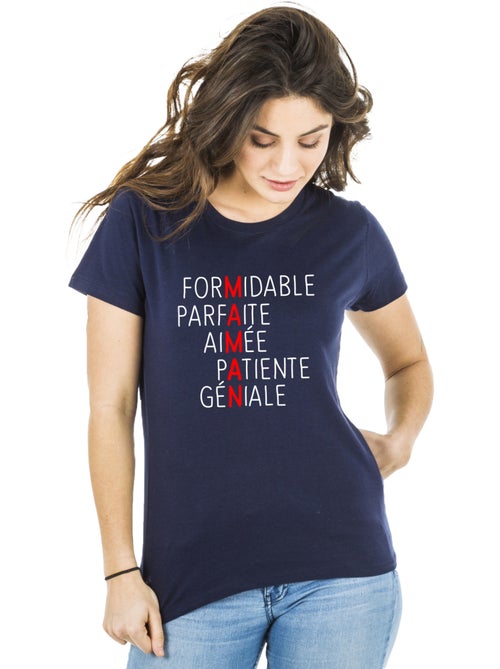 T-shirt Femme - SCRABBLE MAMAN - Kiabi T-shirt Femme - SCRABBLE MAMAN - Kiabi