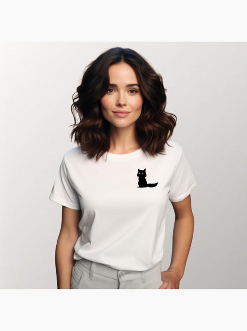 T-shirt Femme - SITTING CAT CŒUR - Kiabi T-shirt Femme - SITTING CAT CŒUR - Kiabi