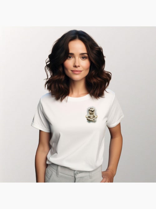 T-shirt Femme - SLOTH MEDITATE CŒUR - Kiabi T-shirt Femme - SLOTH MEDITATE CŒUR - Kiabi