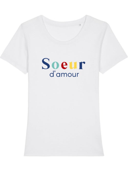T-shirt Femme - SŒUR D'AMOUR - Kiabi