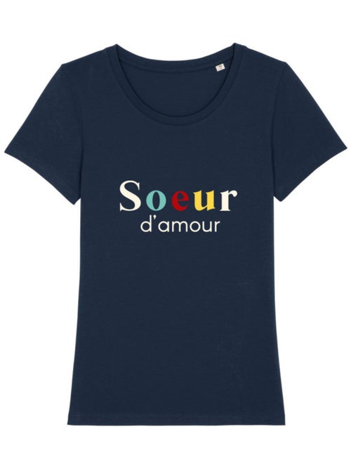 T-shirt Femme - SŒUR D'AMOUR - Kiabi
