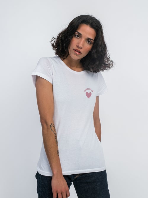T-shirt Femme - SŒUR D'AMOUR CŒUR - Kiabi T-shirt Femme - SŒUR D'AMOUR CŒUR - Kiabi
