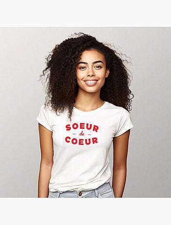 T-shirt Femme - SOEUR DE COEUR