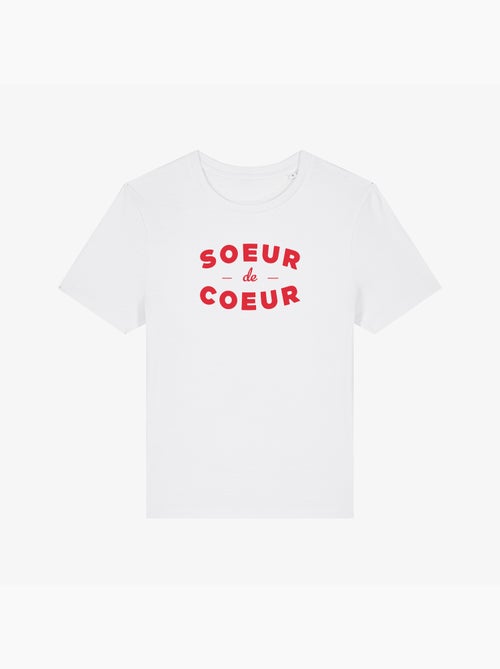 T-shirt Femme - SOEUR DE COEUR - Kiabi T-shirt Femme - SOEUR DE COEUR - Kiabi