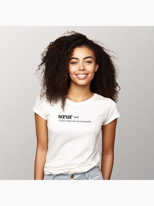 T-shirt Femme - SOEUR DEFINITION 2 - Kiabi T-shirt Femme - SOEUR DEFINITION 2 - Kiabi