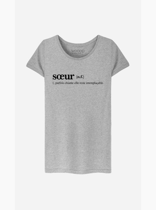T-shirt Femme - SOEUR DEFINITION 2 - Kiabi