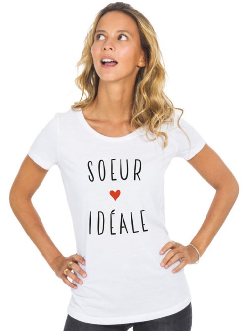 T-shirt Femme - SŒUR IDEALE - Kiabi T-shirt Femme - SŒUR IDEALE - Kiabi