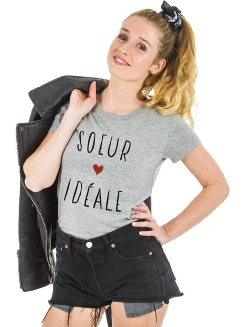 T-shirt Femme - SŒUR IDEALE - Kiabi T-shirt Femme - SŒUR IDEALE - Kiabi
