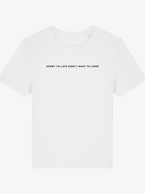 T-shirt Femme - SORRY IM LATE - Kiabi T-shirt Femme - SORRY IM LATE - Kiabi