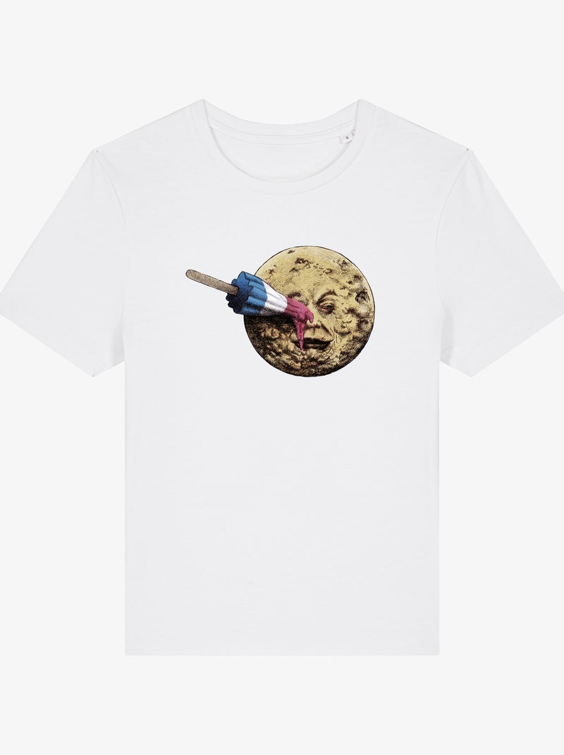 T-shirt Femme - SUMMER VOYAGE Blanc - Kiabi