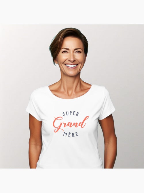 T-shirt Femme - SUPER GRAND MÈRE - Kiabi T-shirt Femme - SUPER GRAND MÈRE - Kiabi