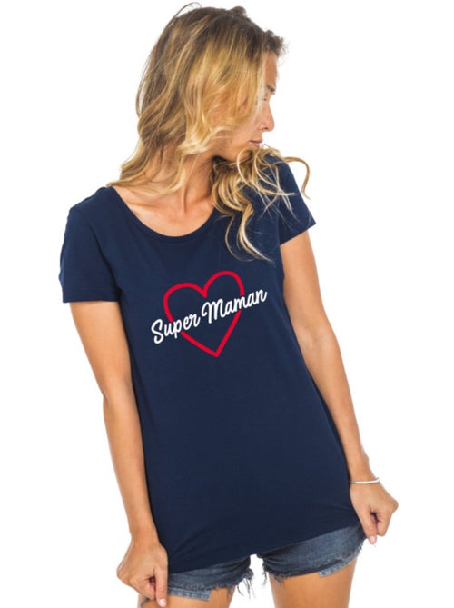 T-shirt Femme - SUPER MAMAN 2 WAF - Kiabi