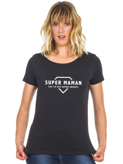 T-shirt Femme - SUPER MAMAN CAR J'AI DES SUPERS ENFANTS 2 WAF - Kiabi T-shirt Femme - SUPER MAMAN CAR J'AI DES SUPERS ENFANTS 2 WAF - Kiabi
