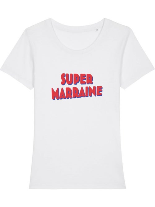 T-shirt Femme - SUPER MARRAINE 4 - Kiabi T-shirt Femme - SUPER MARRAINE 4 - Kiabi