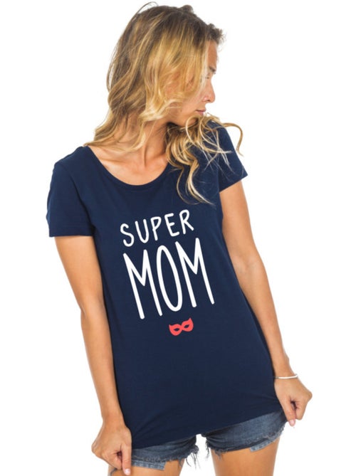 T-shirt Femme - SUPER MOM 2 WAF - Kiabi