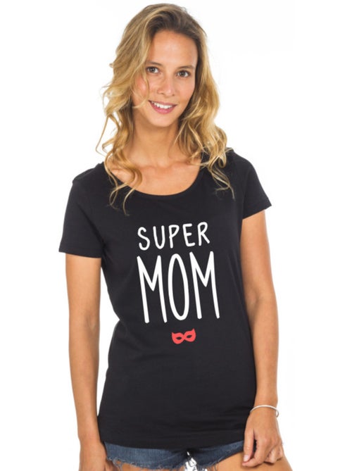 T-shirt Femme - SUPER MOM 2 WAF - Kiabi