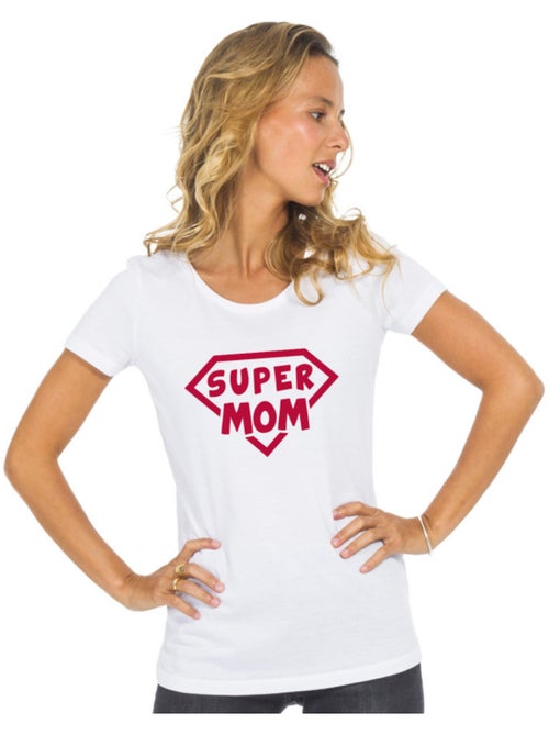 T-shirt Femme - SUPER MOM - Kiabi T-shirt Femme - SUPER MOM - Kiabi