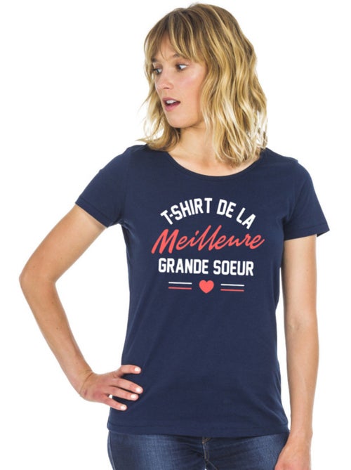 T-shirt Femme - T-shirt Femme - DE LA MEILLEURE GRANDE SŒUR - Kiabi T-shirt Femme - T-shirt Femme - DE LA MEILLEURE GRANDE SŒUR - Kiabi