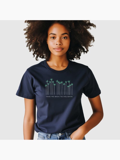 T-shirt Femme - TAKE ME BACK TO HOLIDAYS - Kiabi T-shirt Femme - TAKE ME BACK TO HOLIDAYS - Kiabi