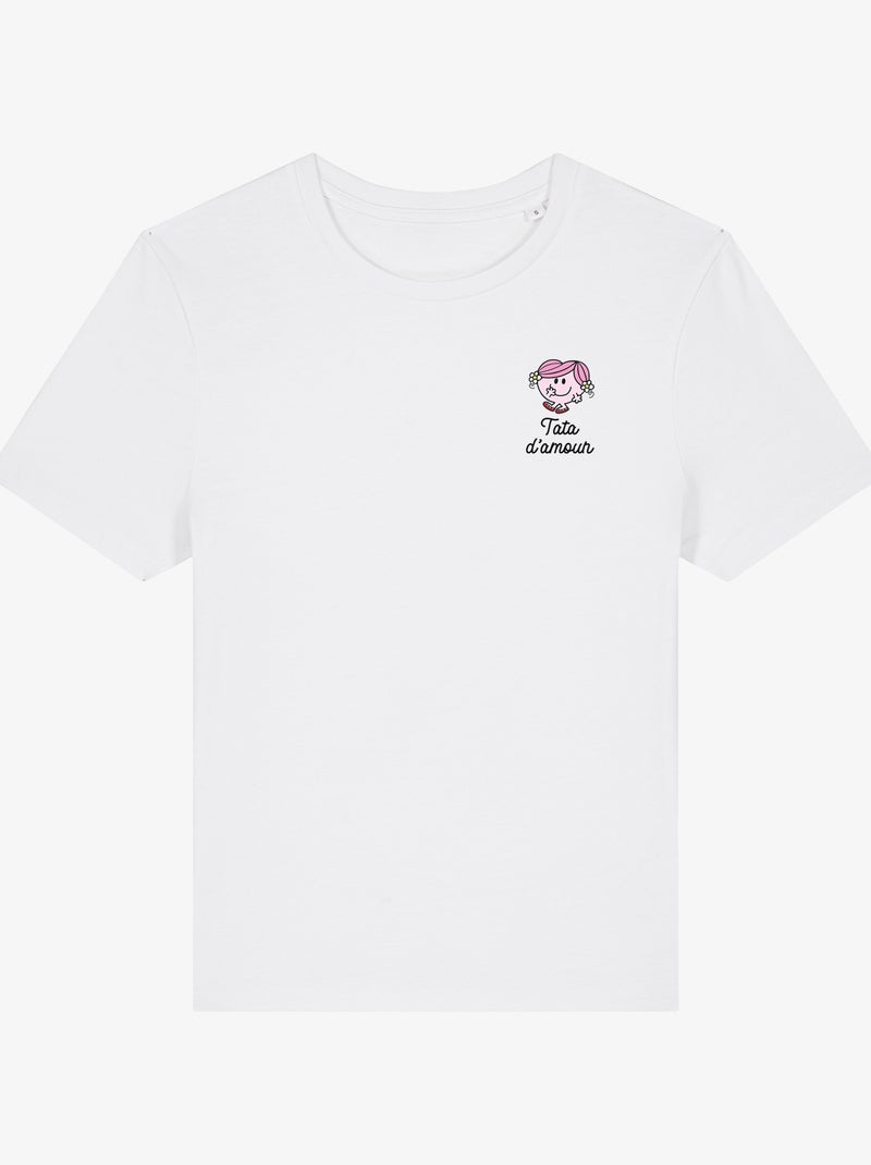 T-shirt Femme - TATA D AMOUR COEUR Blanc - Kiabi