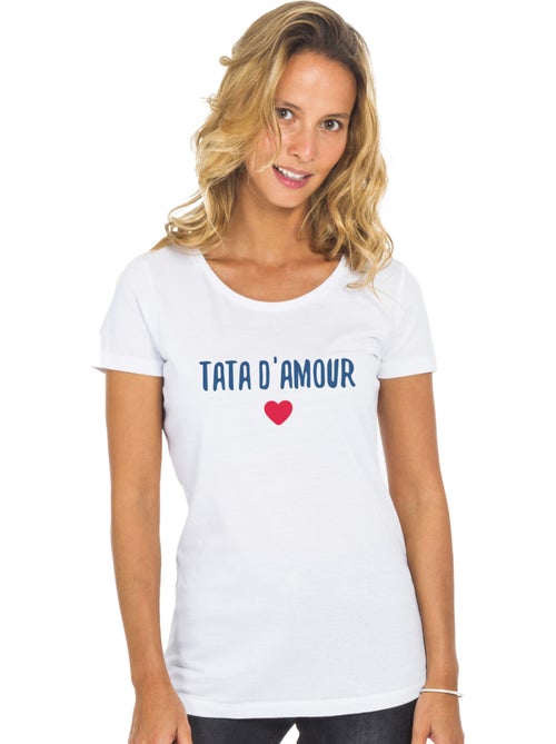 T-shirt Femme - TATA D'AMOUR - Kiabi T-shirt Femme - TATA D'AMOUR - Kiabi