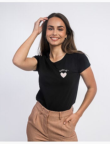 T-shirt femme - tata d'amour cœur