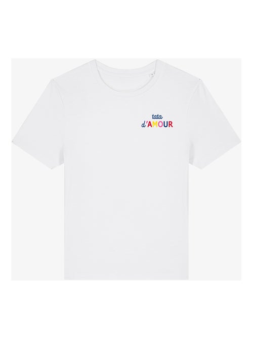T-shirt Femme - TATA D'AMOUR COLORÉE CŒUR - Kiabi T-shirt Femme - TATA D'AMOUR COLORÉE CŒUR - Kiabi
