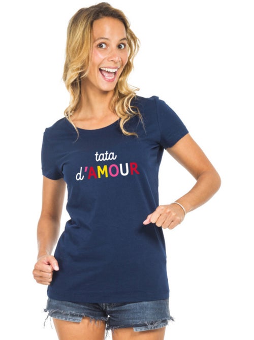T-shirt Femme - TATA D'AMOUR COLORÉE WAF - Kiabi