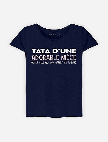 T-shirt Femme - TATA D'UNE ADORABLE NIECE