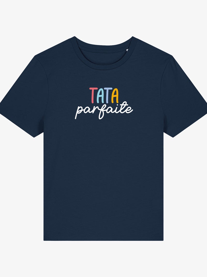 T-shirt Femme - TATA PARFAITE Bleu marine - Kiabi