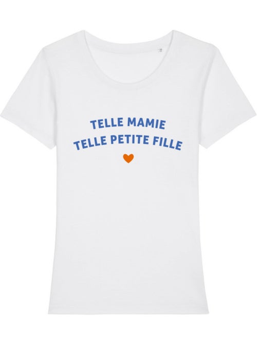 T-shirt Femme - TELLE MAMIE TELLE PETITE-FILLE WAF - Kiabi