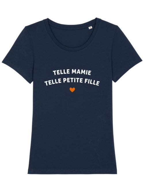 T-shirt Femme - TELLE MAMIE TELLE PETITE-FILLE WAF - Kiabi