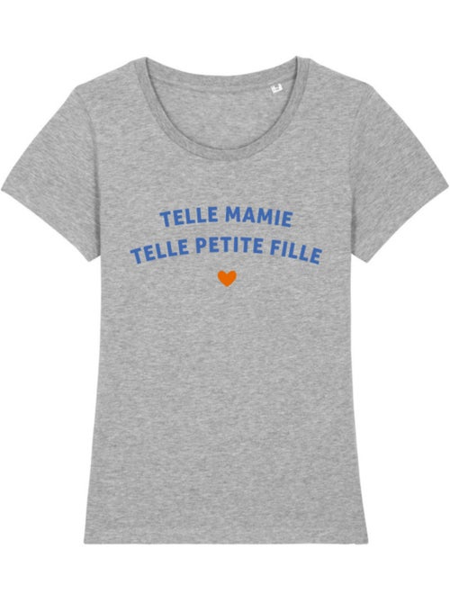 T-shirt Femme - TELLE MAMIE TELLE PETITE-FILLE WAF - Kiabi
