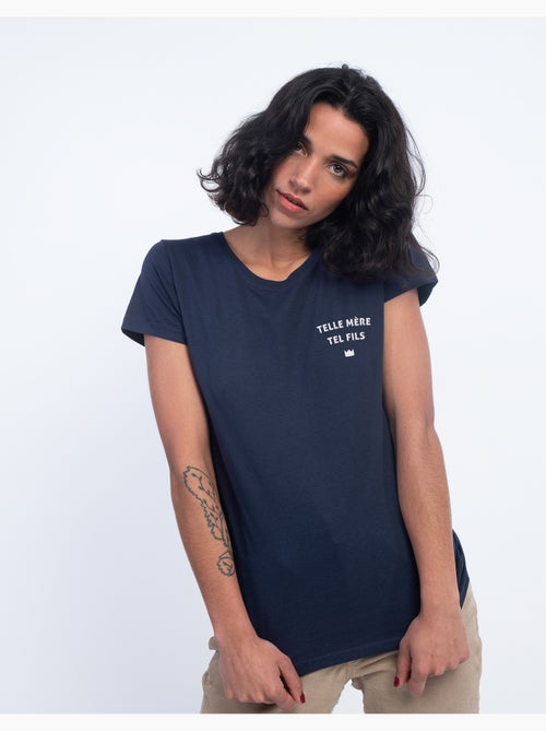 T-shirt Femme - TELLE MÈRE TEL FILS CŒUR - Kiabi T-shirt Femme - TELLE MÈRE TEL FILS CŒUR - Kiabi