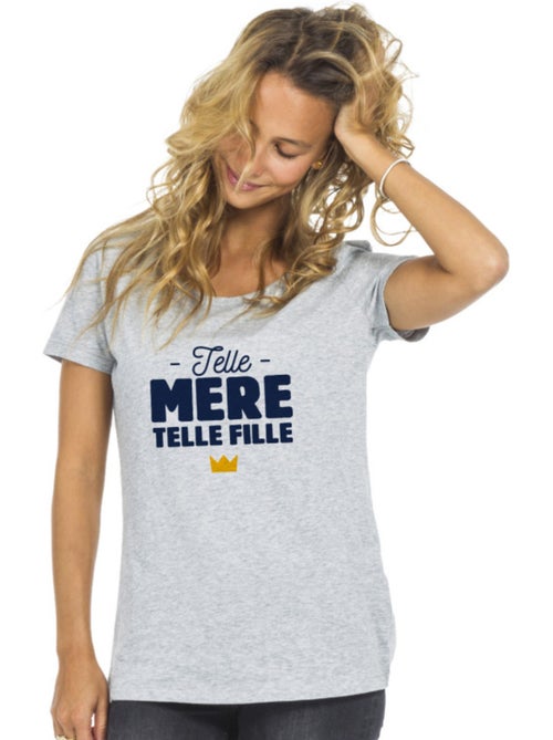 T-shirt Femme - TELLE MÈRE TELLE FILLE - Kiabi T-shirt Femme - TELLE MÈRE TELLE FILLE - Kiabi